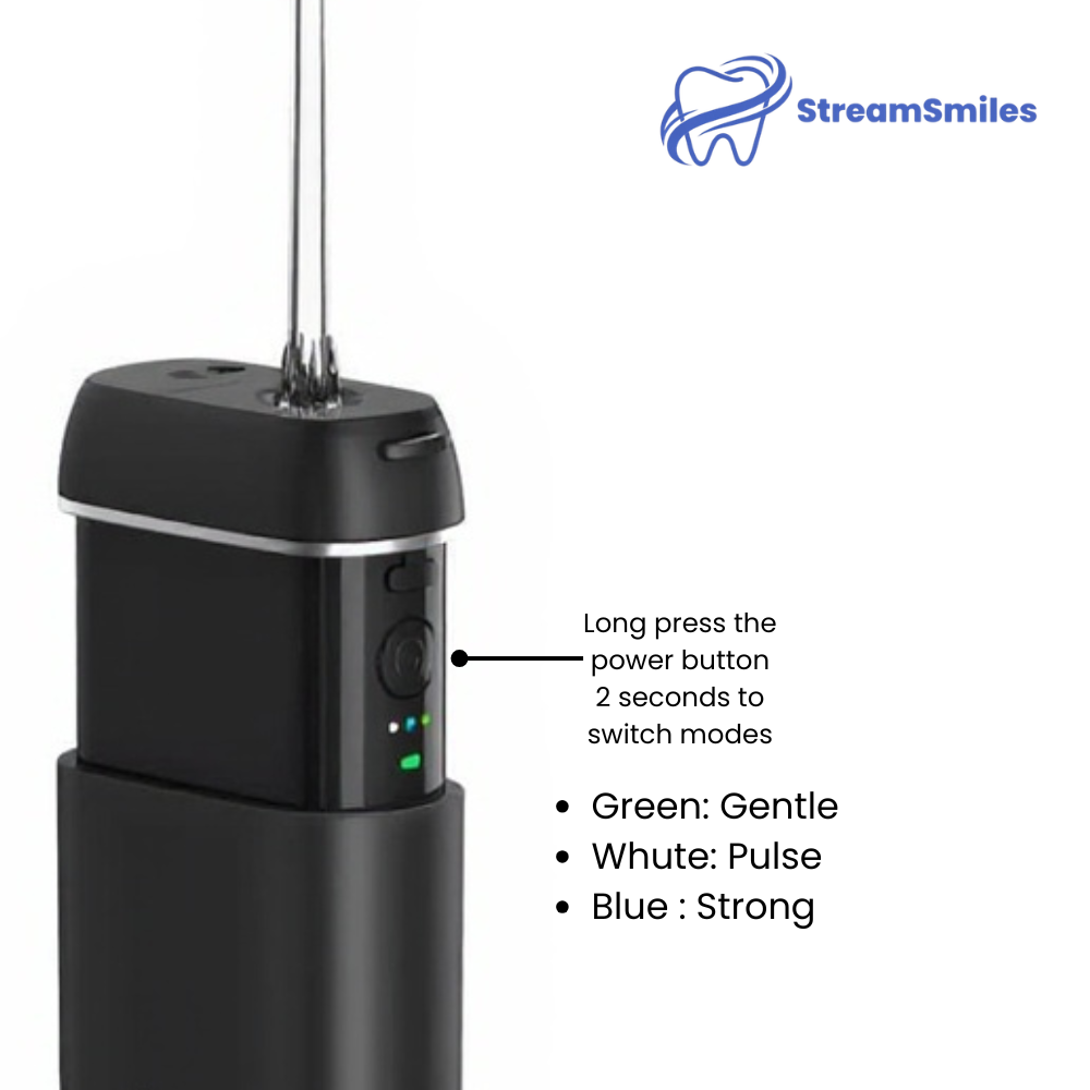 StreamSmiles Portable Water Flosser – Perfect for Braces, Teens & Travel